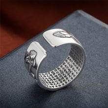 Charger l'image dans la galerie, Bague de lotus en argent