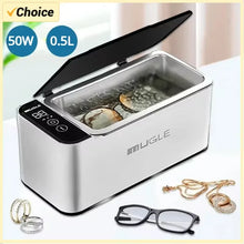 Charger l&#39;image dans la galerie, 50W Ultrasonic Cleaner Ultrasonic Glasses Jewelry Cleaner 500ML Ultrasonic Cleaning Machine Ultrasound Washing Bath For Glasses
